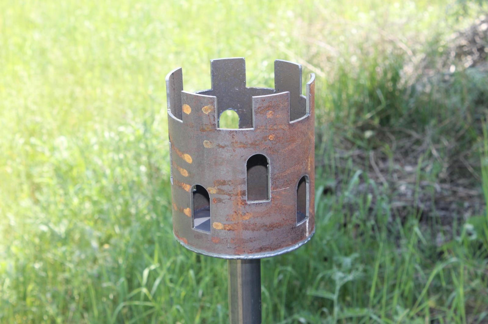 Bild Gartenfackel Burg