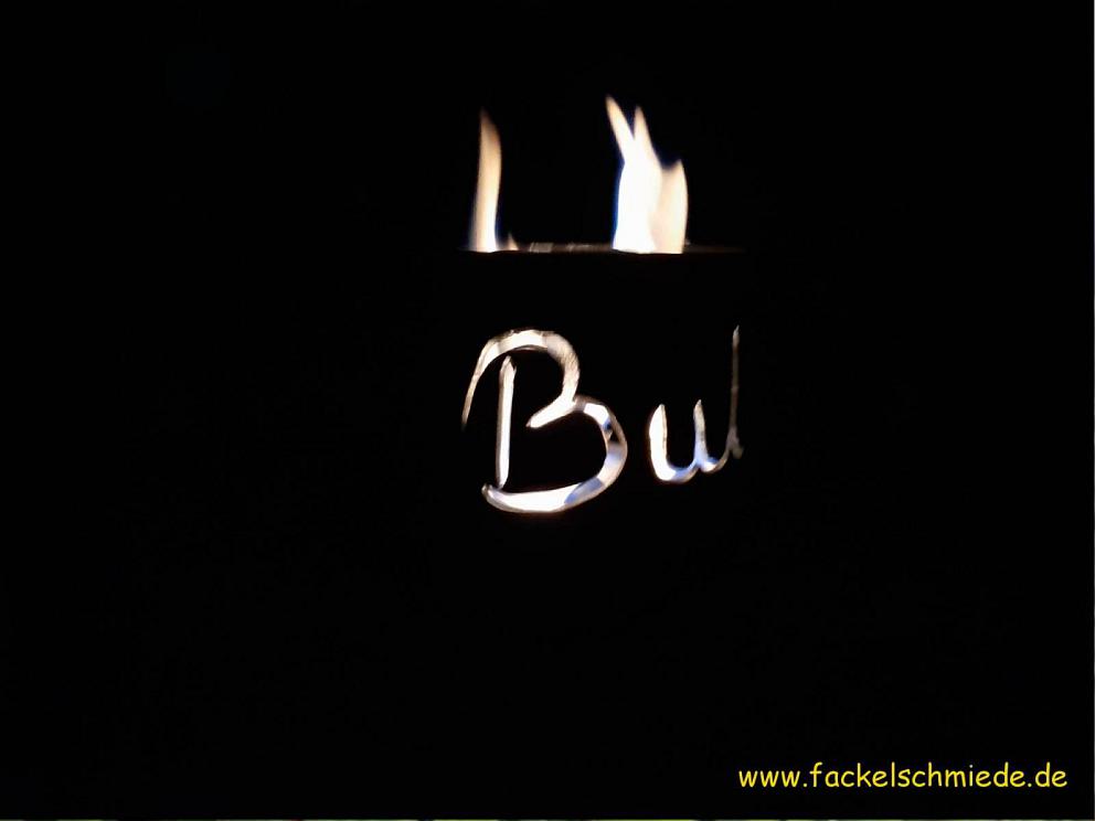 Bild Gartenfackel Bulli T2