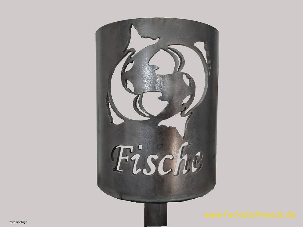 Bild Gartenfackel Sternzeichen Fische