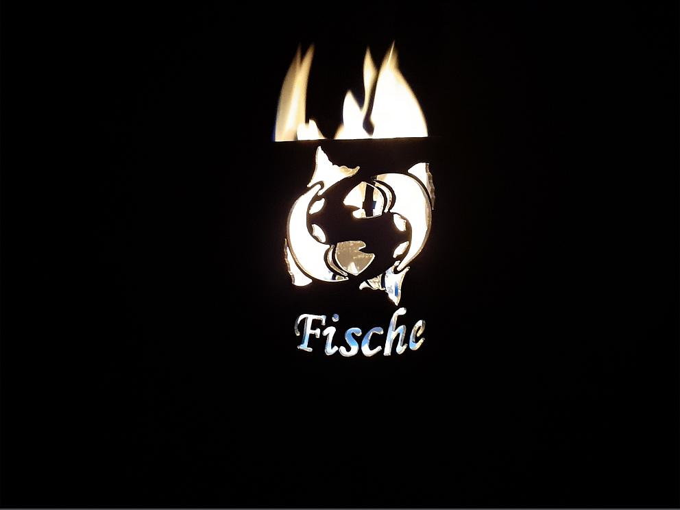 Bild Gartenfackel Sternzeichen Fische