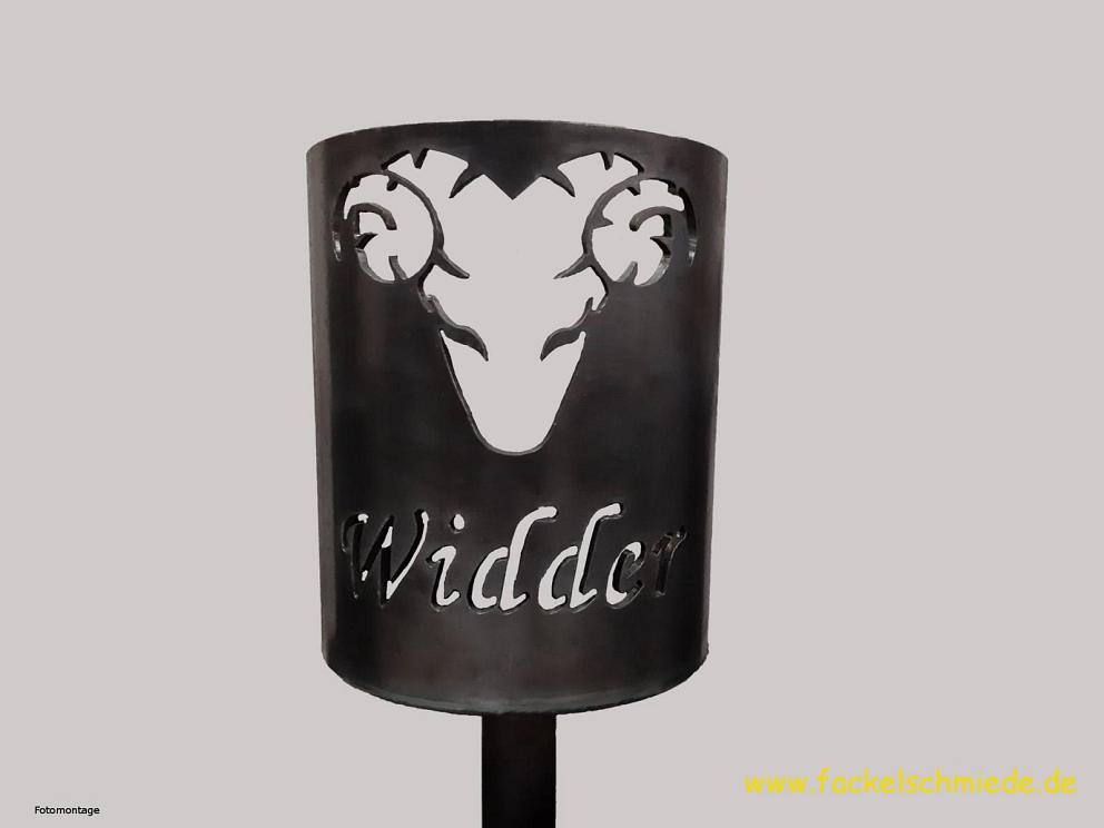 Bild Gartenfackel Sternzeichen Widder