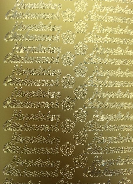 Bild Herzlichen Glückwunsch Starform 429 gold 