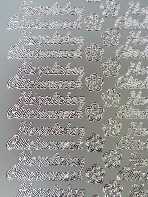 Bild Herzlichen Glückwunsch Starform 429 silber 