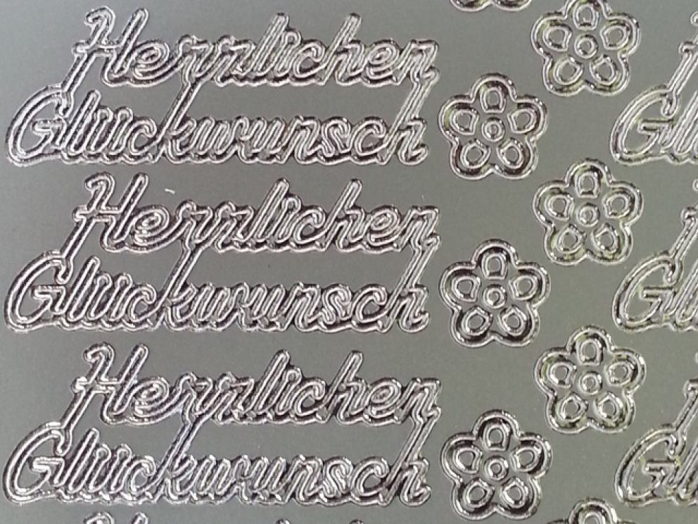 Bild Herzlichen Glückwunsch Starform 429 silber 