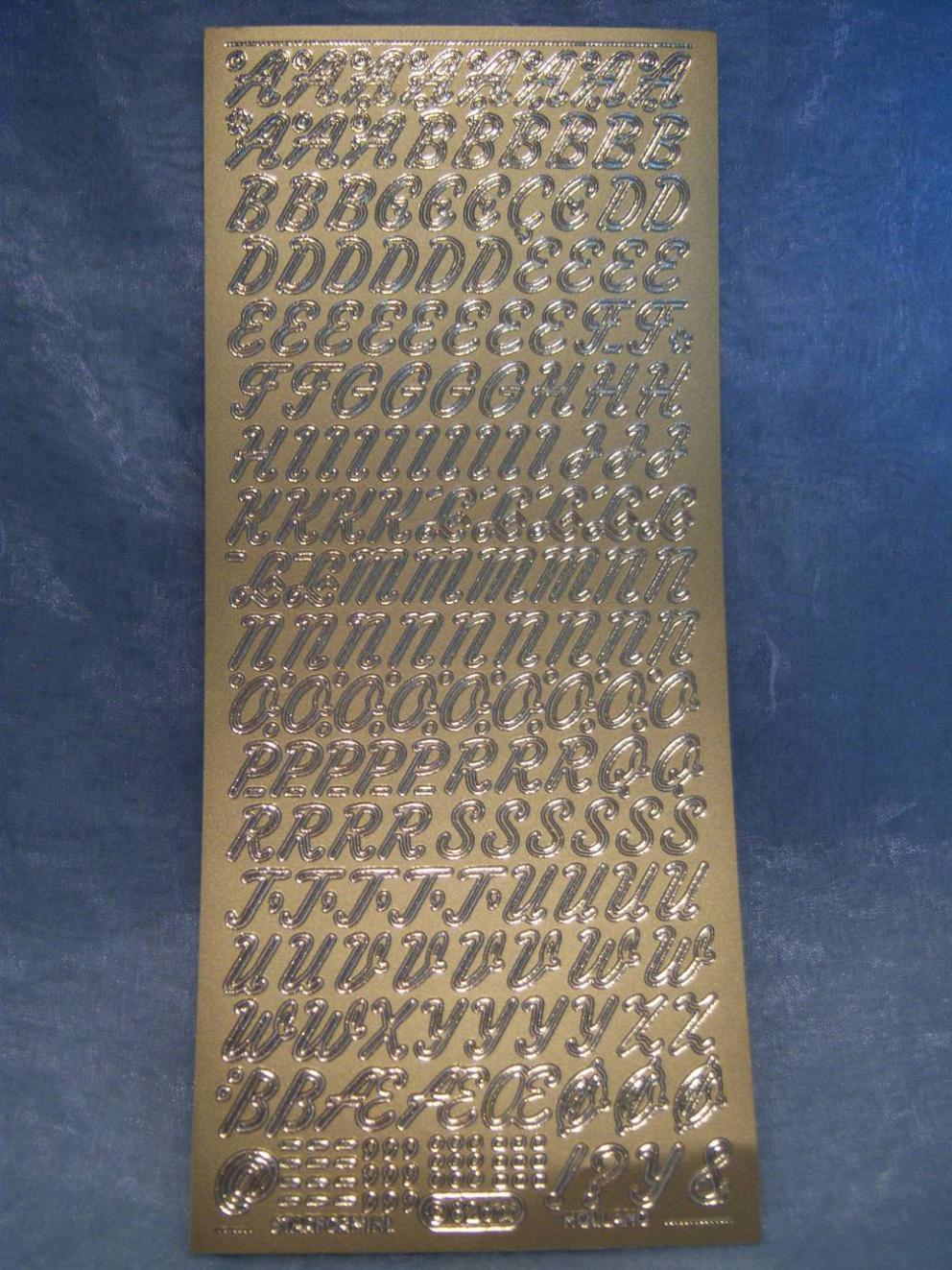 Bild Sticker Großbuchstaben Starform 826 gold 