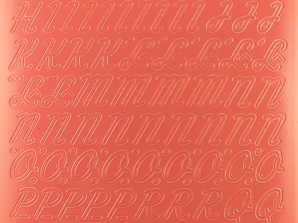 Bild Sticker Großbuchstaben Starform 826 rosa 