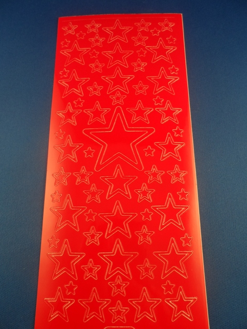 Bild Aufkleber Sterne rot Starform 856