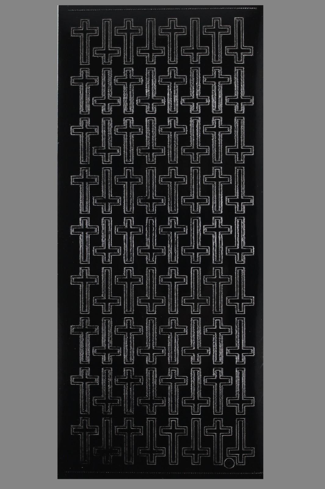 Bild Aufkleber Kreuze schwarz Starform 882