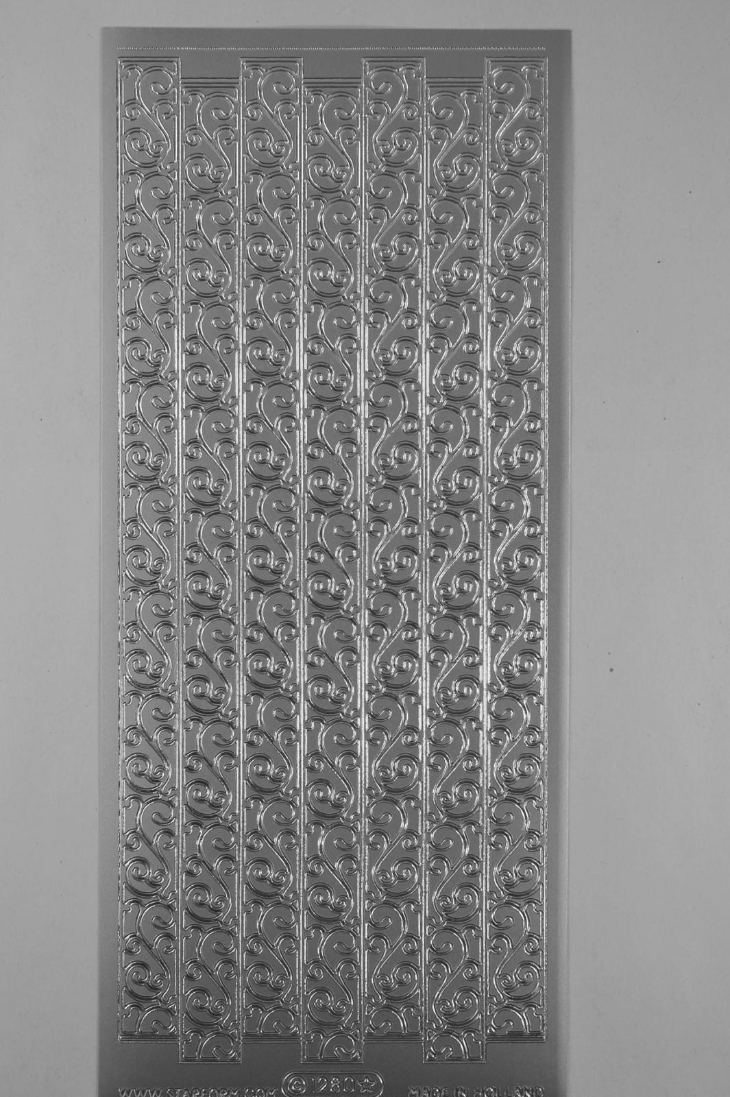 Bild Aufkleber Weinranke silber Starform 1280