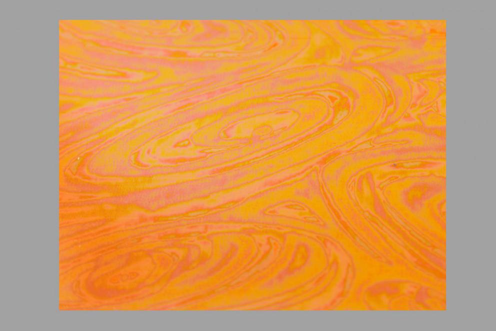 Bild Wachsplatte irisierend orange 200x100x0,5
