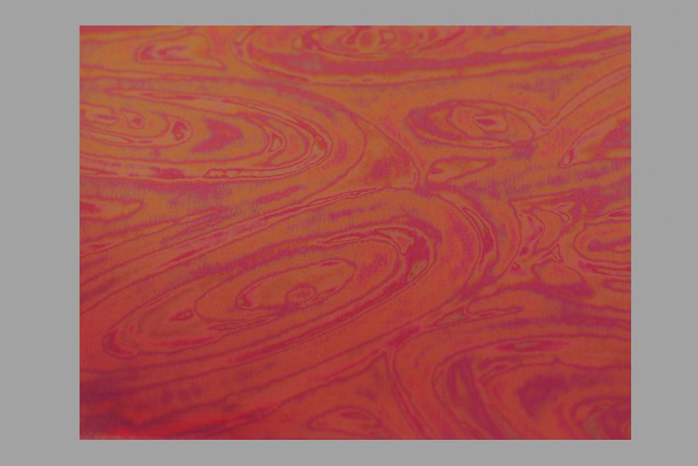 Bild Wachsplatte irisierend fuchsia 200x100x0,5