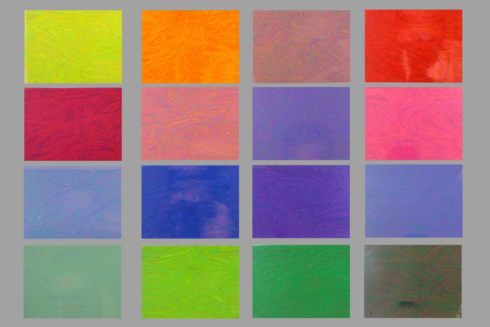 Bild Wachsplatte irisierend sonnengelb 200x100x0,5