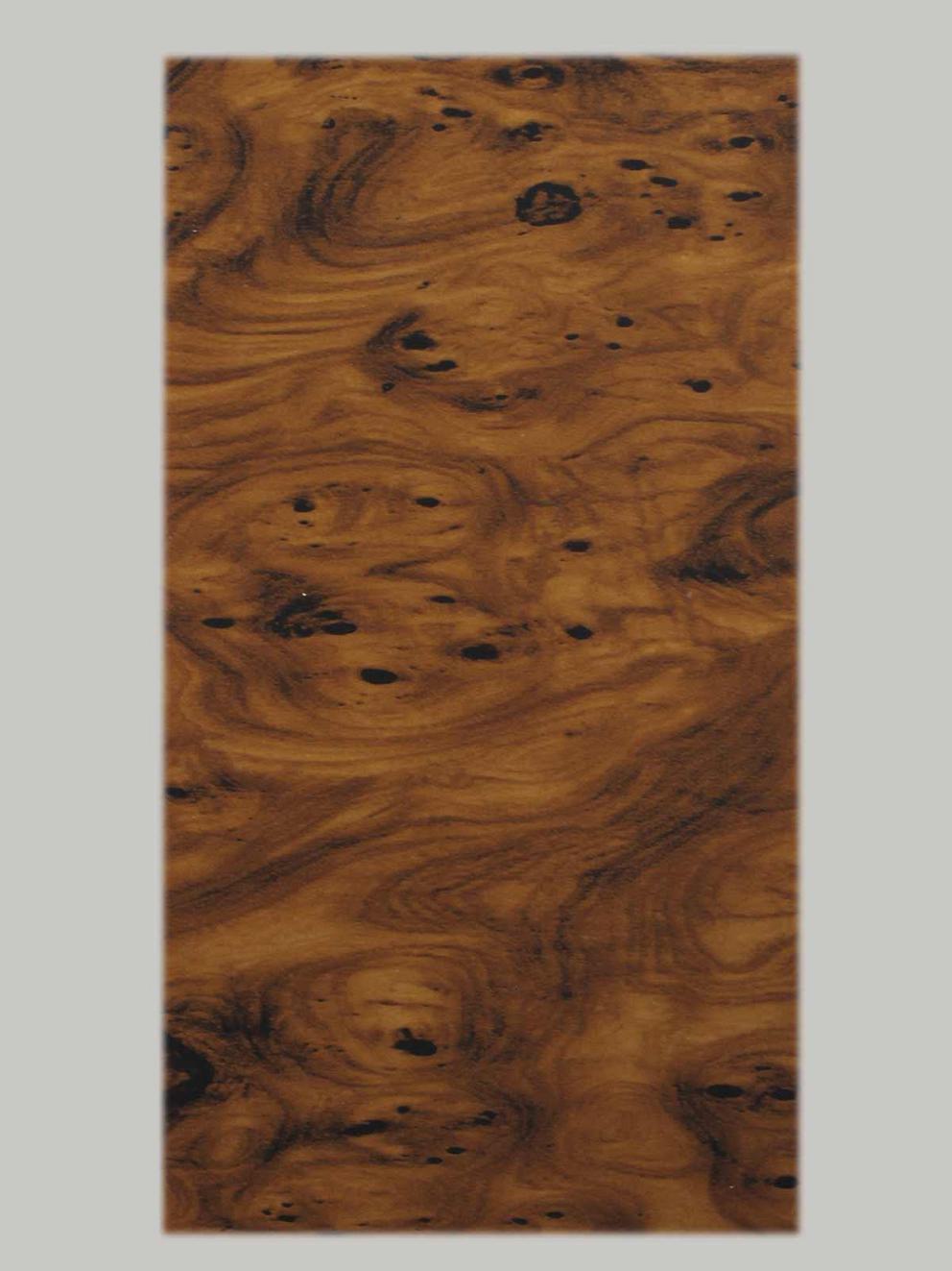 Bild 1 Wachsplatte Holzoptik dunkel