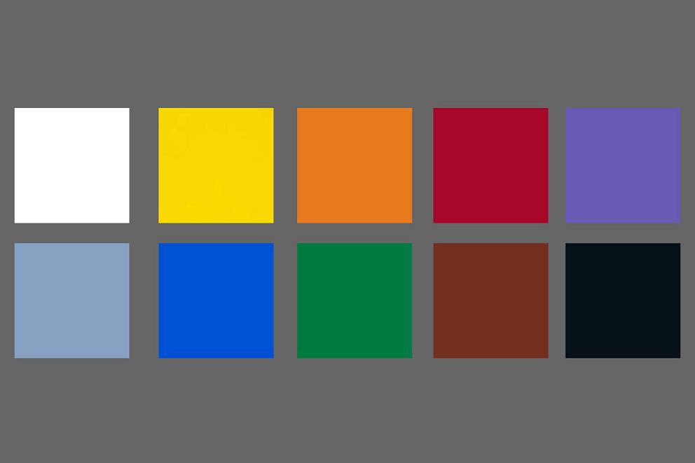 Bild Wachsplatten Grundfarben 10 Stk sortiert