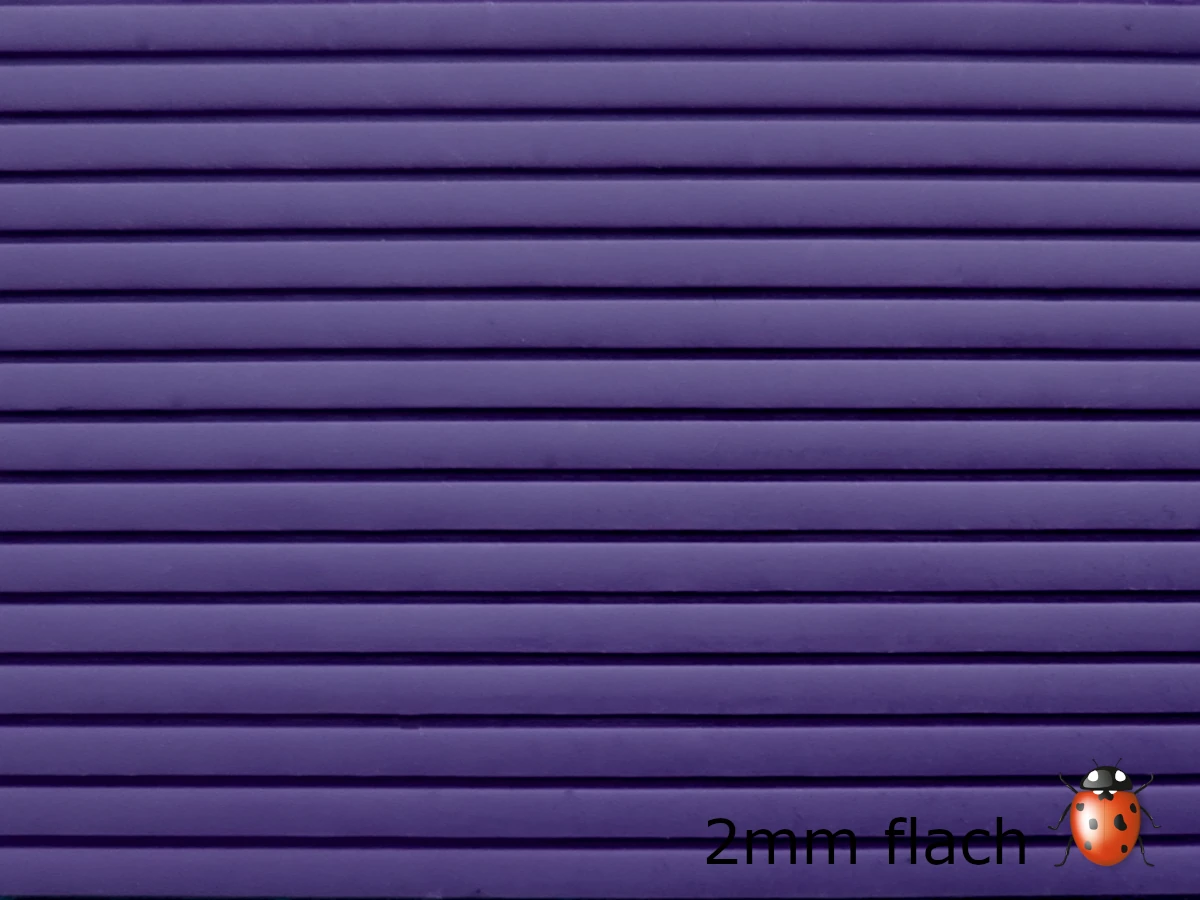 Bild Wachszierstreifen 2 mm x 200 mm flach 15 Stk flieder