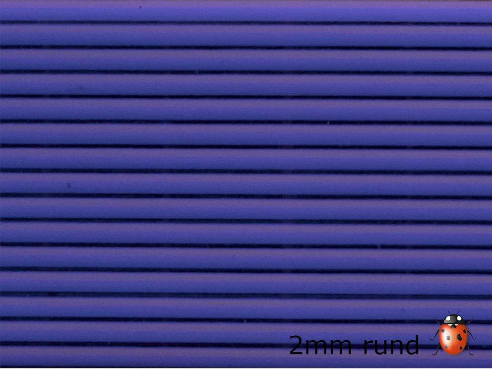 Bild Wachszierstreifen 2 mm x 200 mm rund 15 Stk flieder