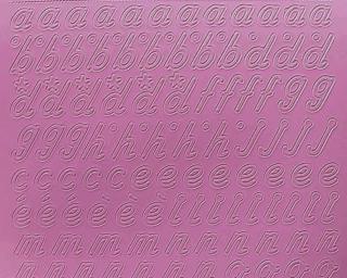 Bild Sticker Kleinbuchstaben Starform 825 flieder 