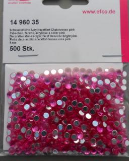 Bild Chatonrosen pink Acryl 4mm 500Stk