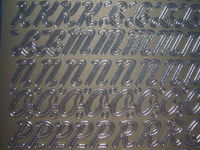 Bild Sticker Großbuchstaben Starform 826 gold