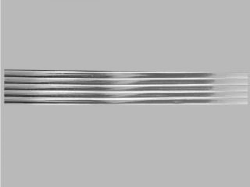 Bild Wachszierstreifen 5 mm x 200 mm flach silber glänzend 5 Stk